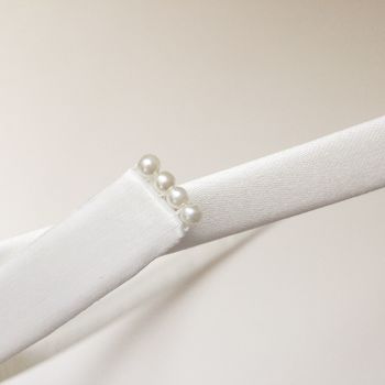 Simple bridal belt with decorative beads