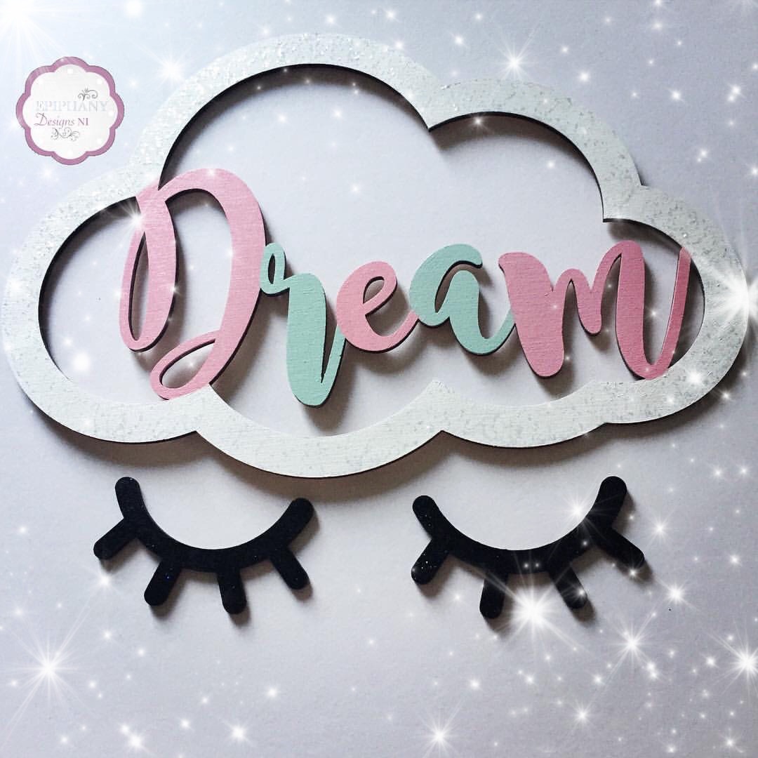 Dream Cloud with Sleeping Eyelashes