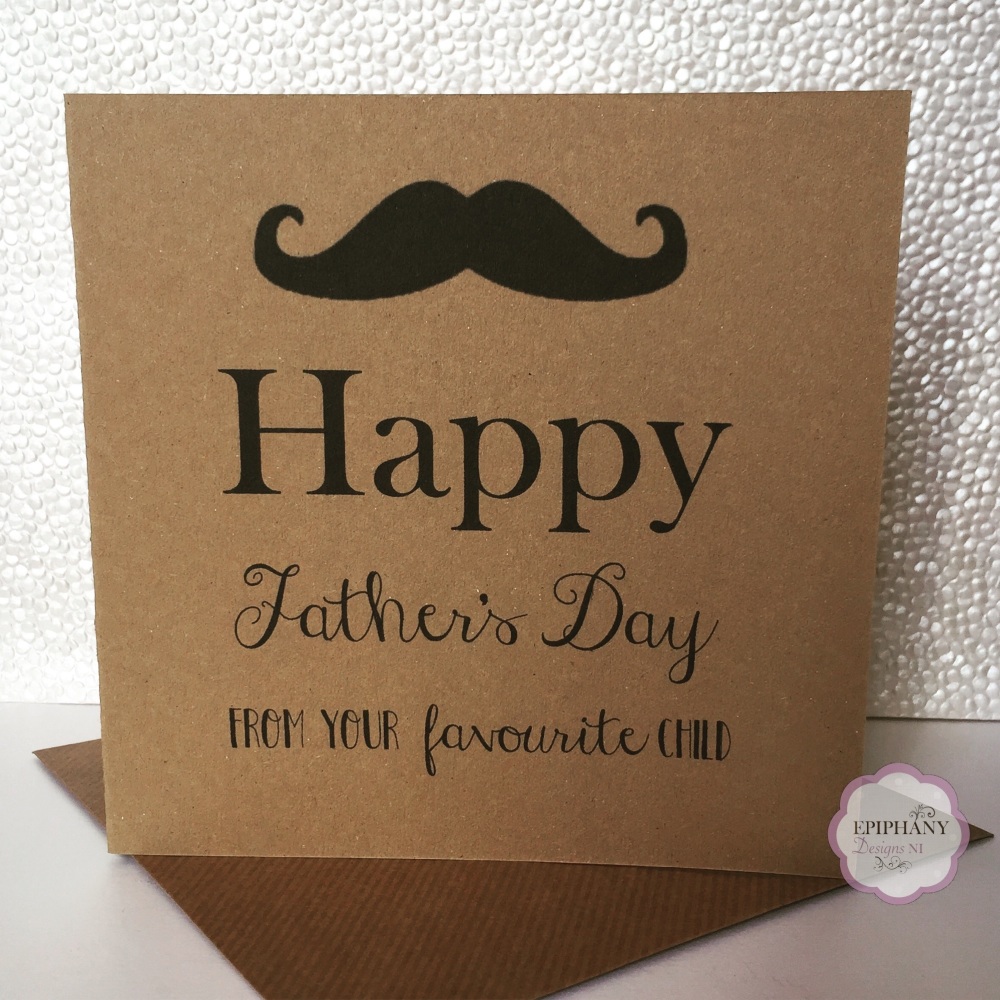 Fathers Day Card - from your favourite child 