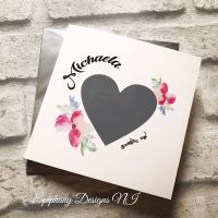 Will you be my Bridesmaid, Maid of Honour, Flower Girl Scratch Card -  Grey Heart