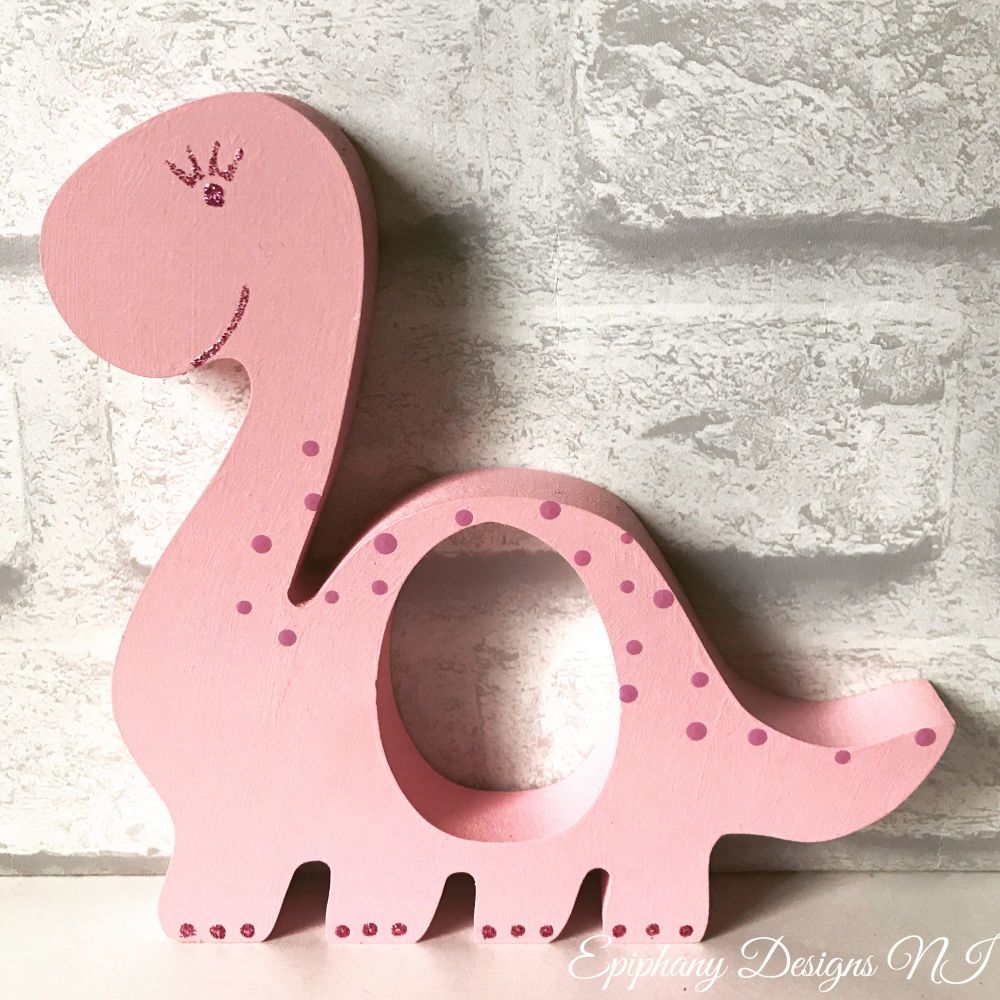 Easter Egg Holder Dinosaur for Kinder Egg Personalised Pink