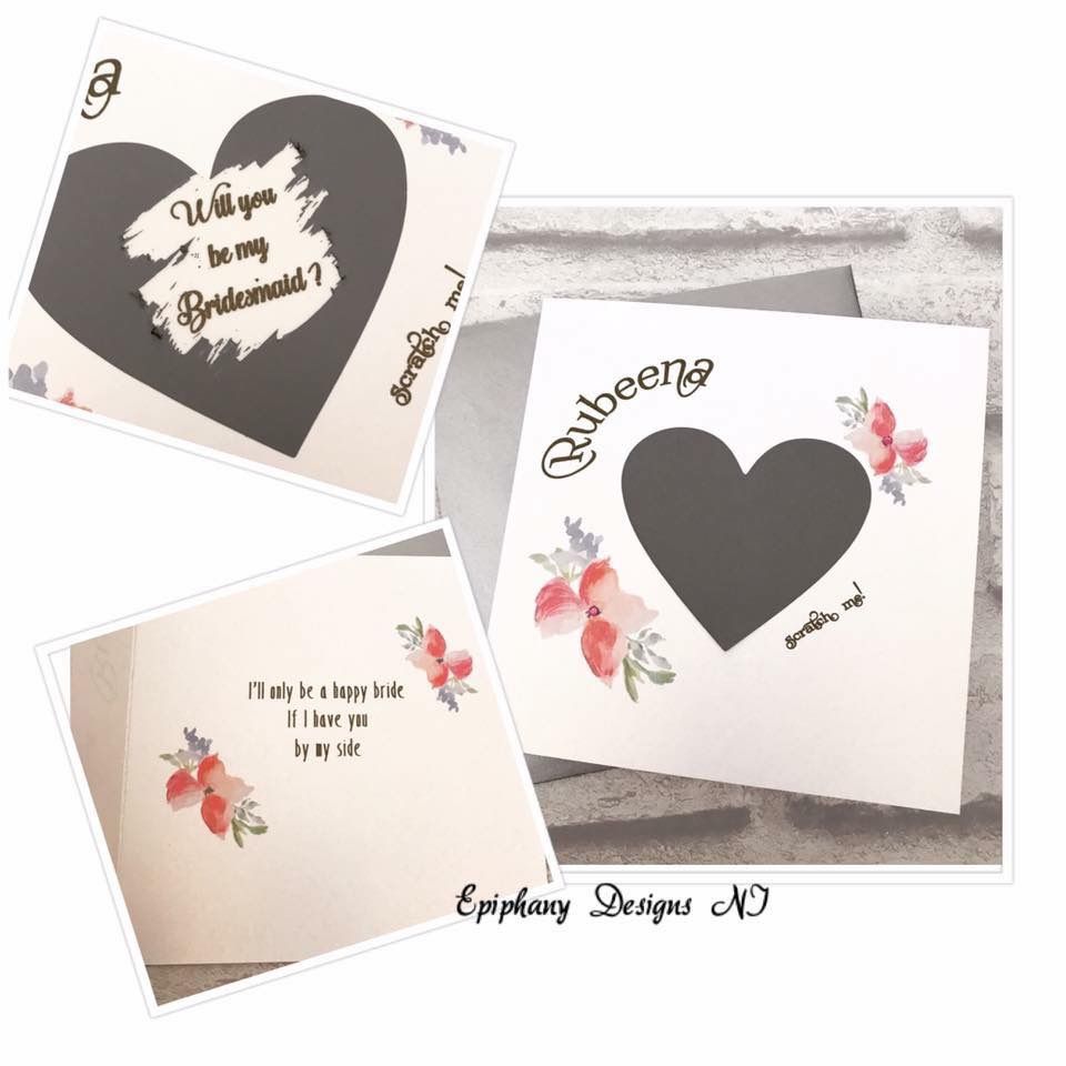 Scratch to Reveal Personalised Cards