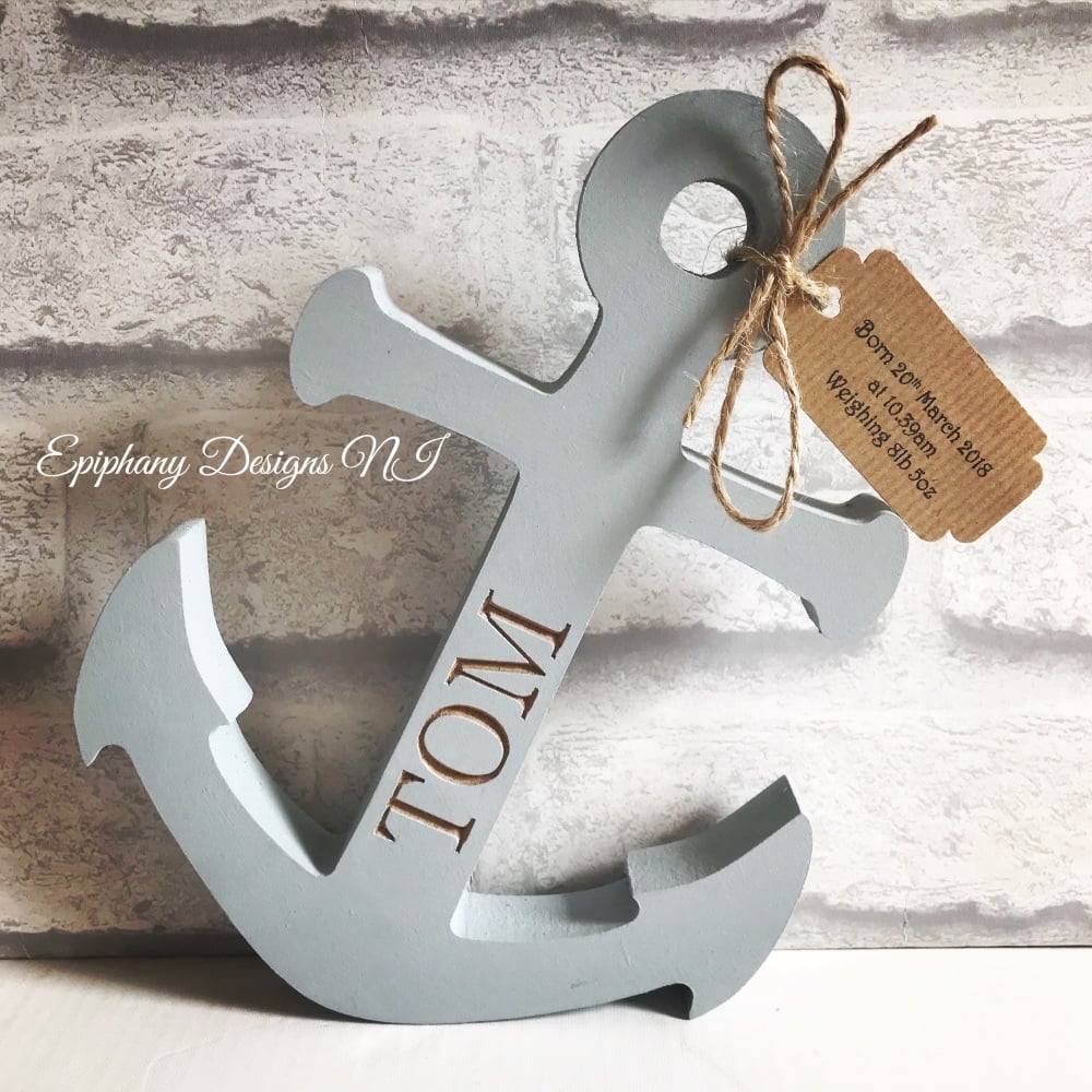 Freestanding Anchor with name engraved