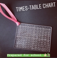 Times Table Chart 