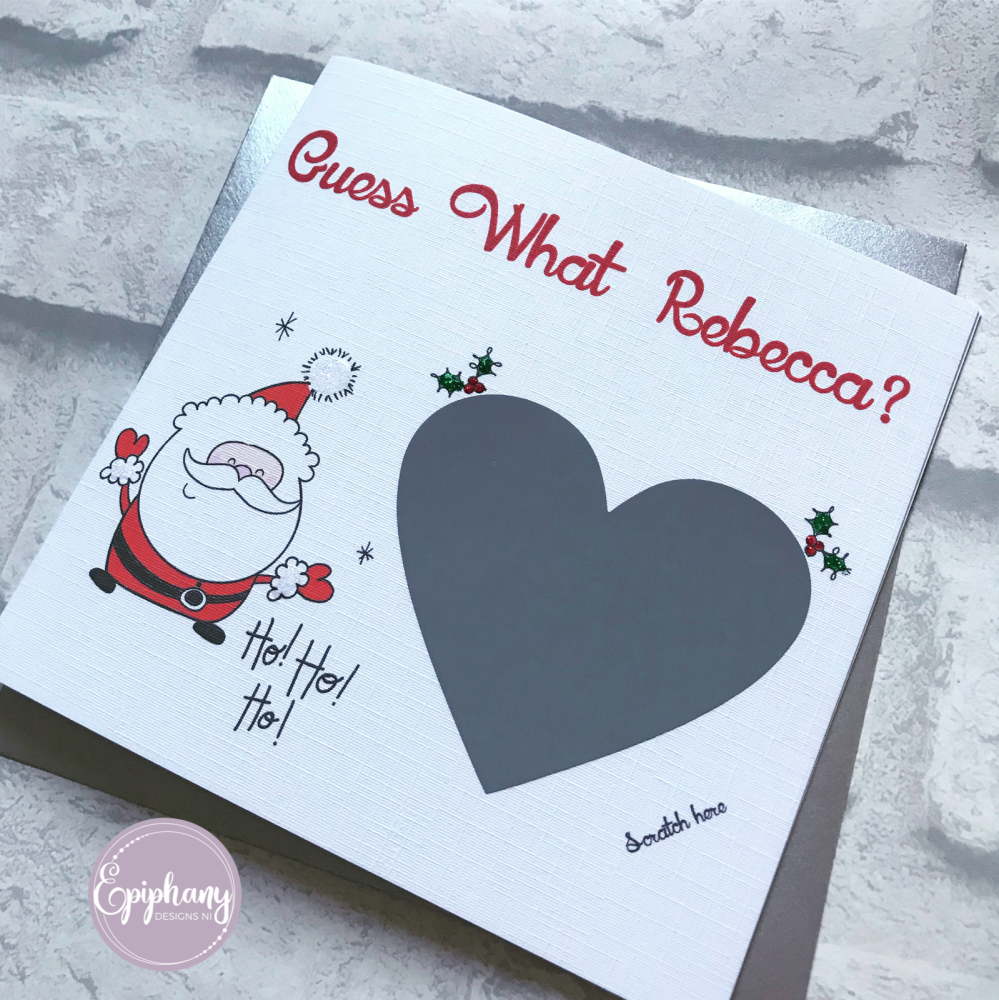 Scratch Card - Christmas Surprise Santa -grey/silver