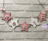 Star Bunting (per letter) Girls