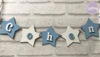 Star Bunting (per letter) Boys