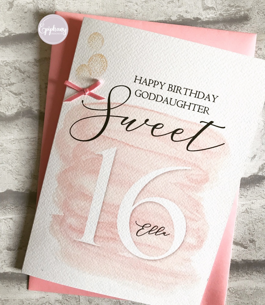 Chic Boutique - Birthday Card with age 