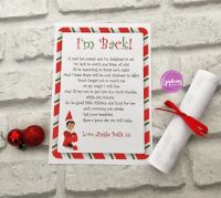 Elf on the Shelf Scroll - I'm Back