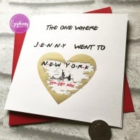 Scratch Card - Friends theme -New York Surprise - any destination