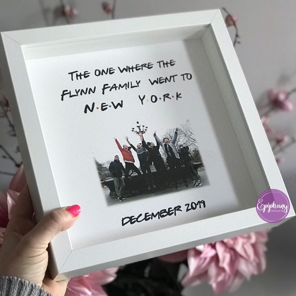 Print - The one where they went to New York, Got engaged in New York 