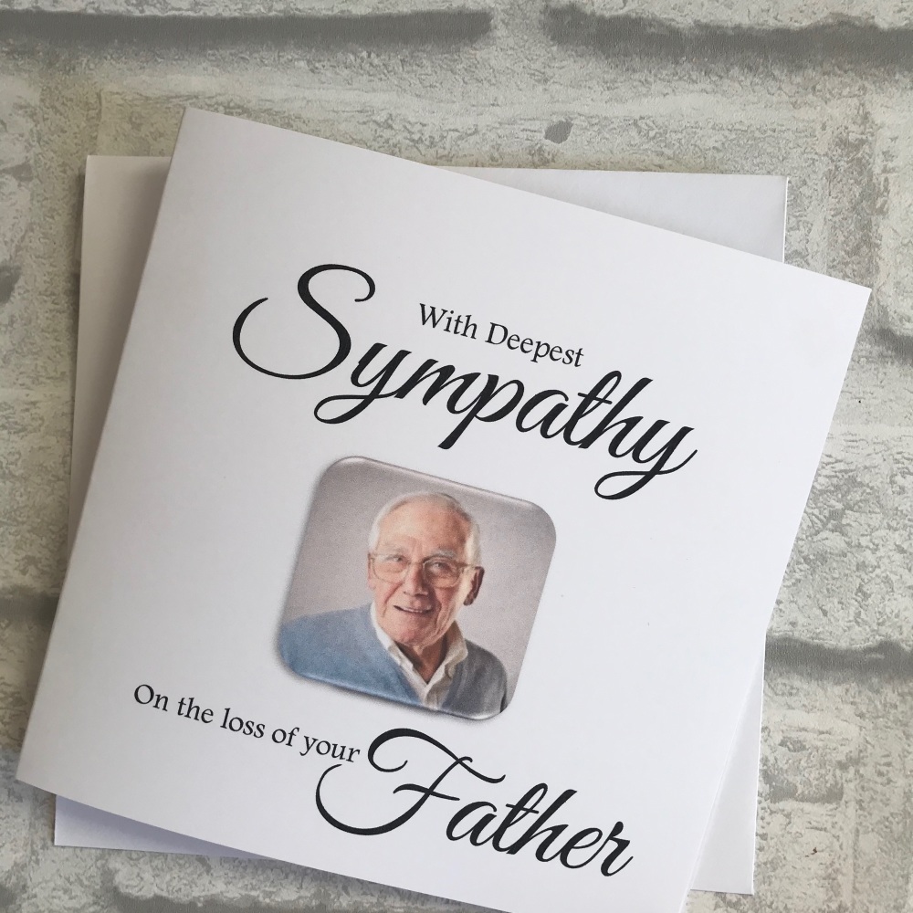 Sympathy Card with photo