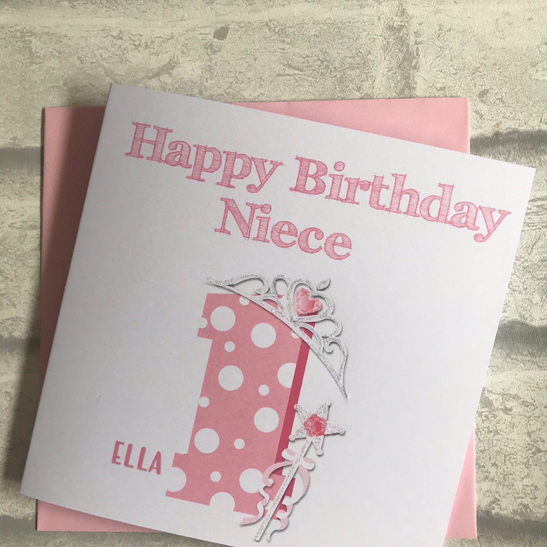 Personalised birthday card year of birth