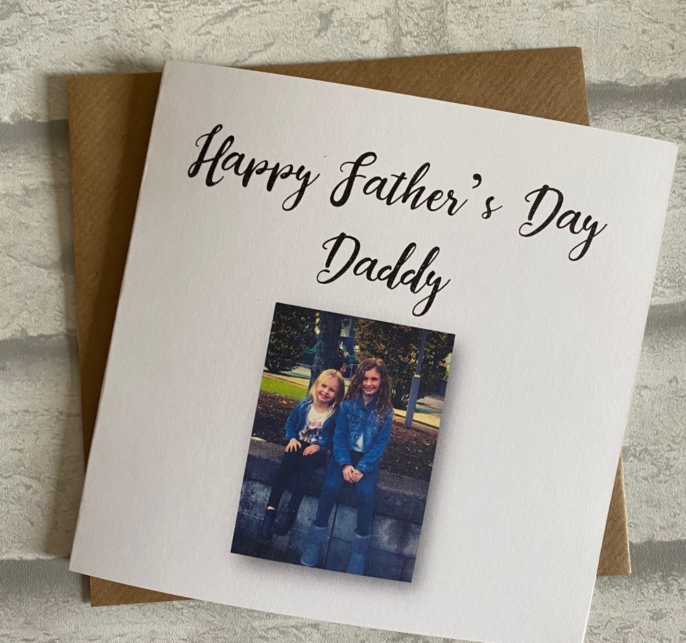 Fathers Day Card with Photo