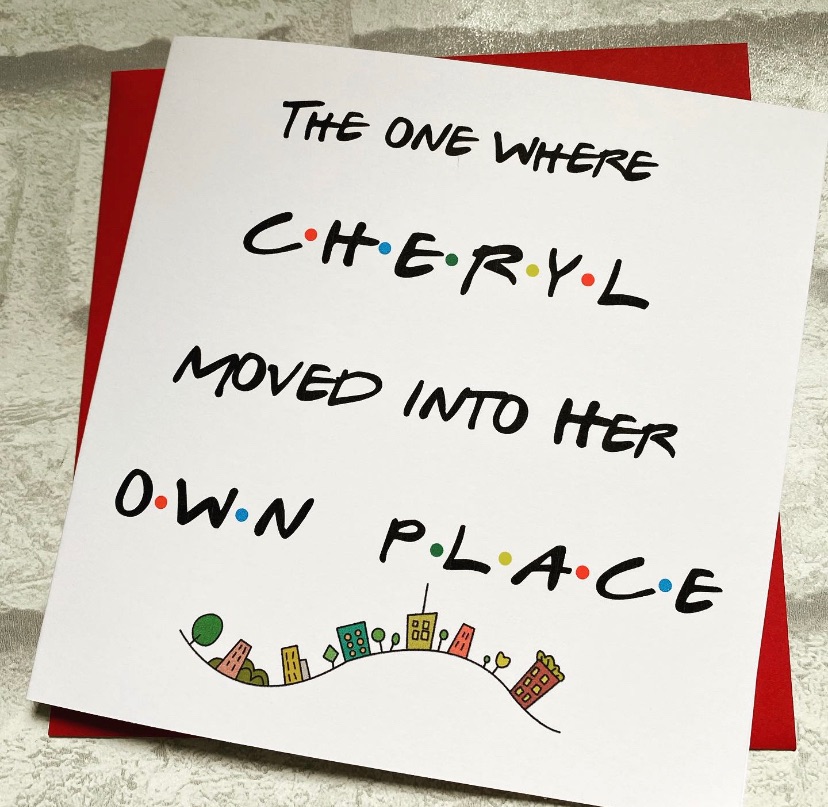 New Home Friends theme - own place personalised 