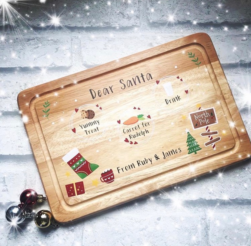 Christmas Eve Board - personalised - Dear Santa
