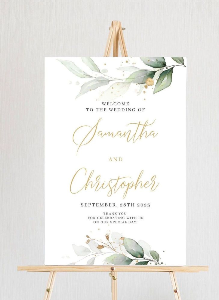 Welcome to our Wedding Sign - digital download