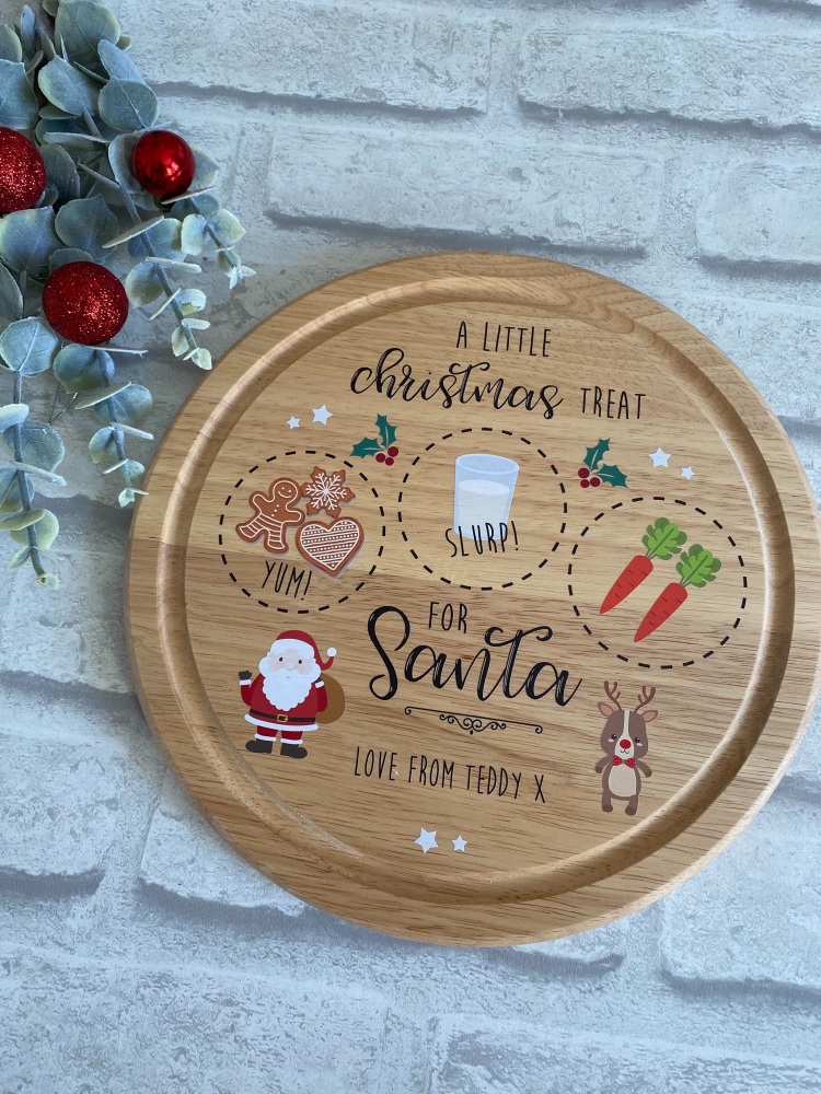 Christmas Eve Board - circular - a little treat