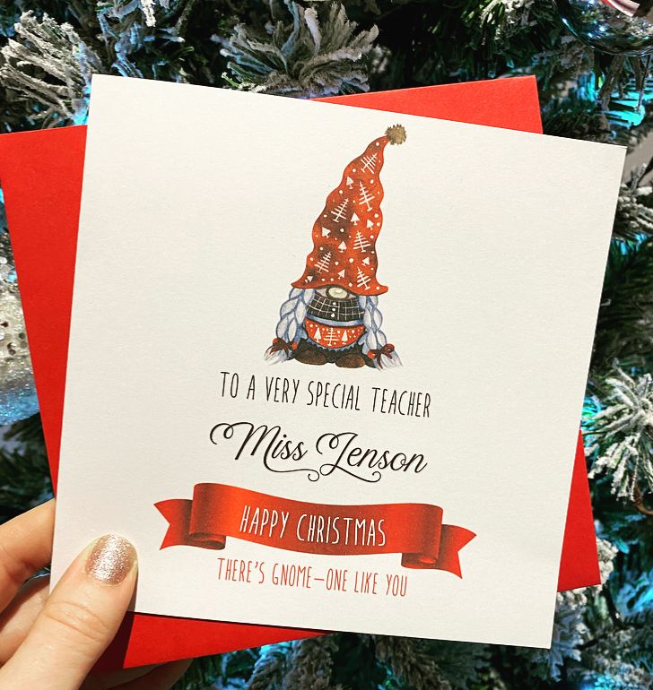 Christmas Card - There's Gnome one like you 