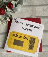 Scratch Card - Admit One - Concert surprise - Christmas Version
