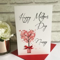 Mothers Day Card with heart tree - Granny / Nanny / Nanna