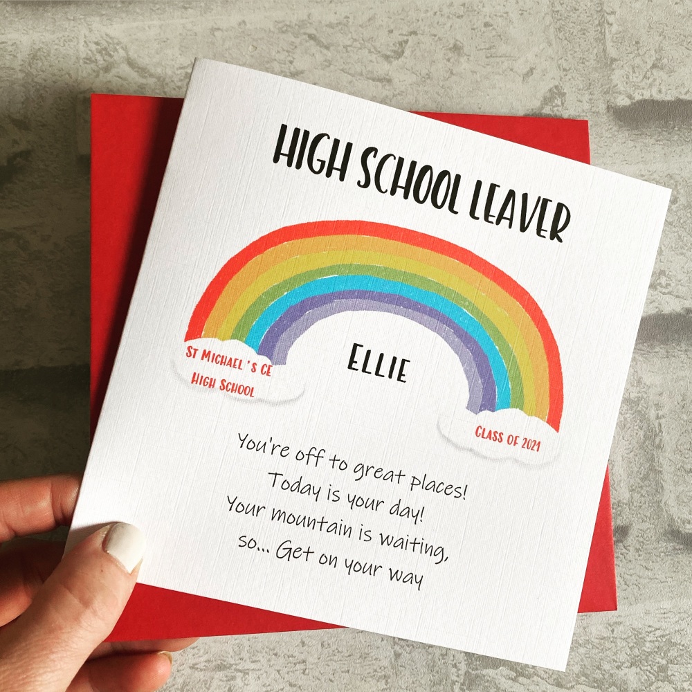 High School Leaver Card 