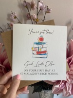 You've got this! Good luck in your new School/Uni Card