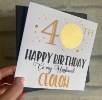 Milestone Age Scratch Birthday Card - 20, 30, 40, 50, 60, 70, 80