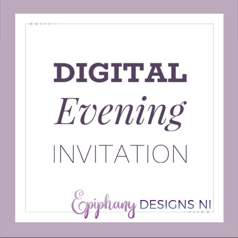 Digital Evening Invitation 