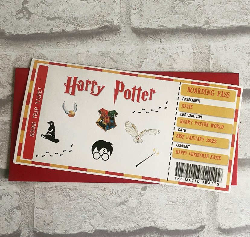 Boarding Pass - Harry Potter