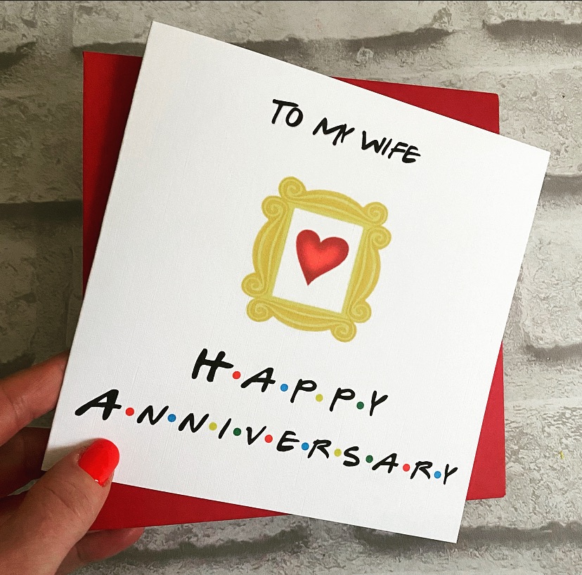 Anniversary Card - Friends inspired 