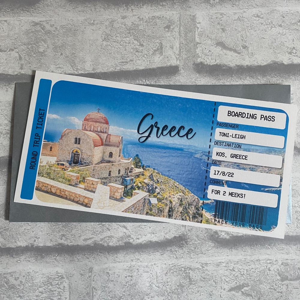 Boarding Pass - Greece