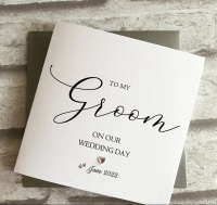 To My Groom on our Wedding Day
