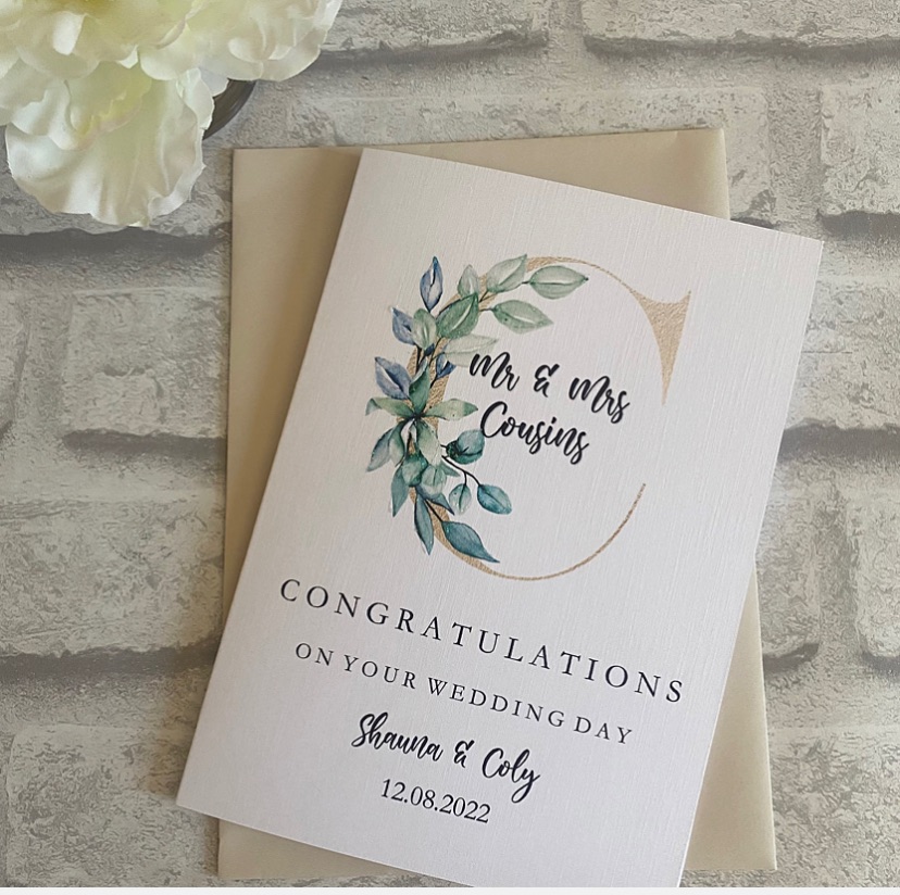 Wedding Day Congratulations Card Large - Venue illustration  