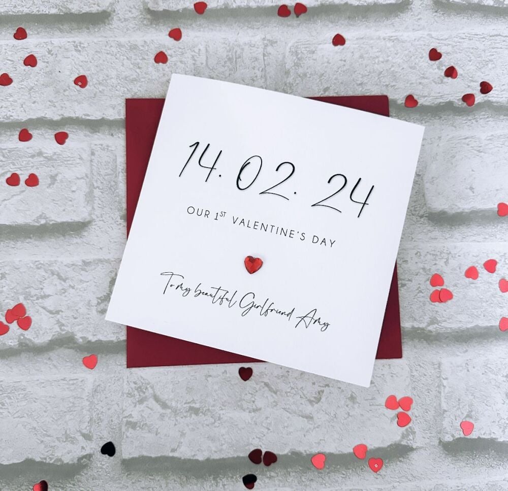 Valentines Day Date Card
