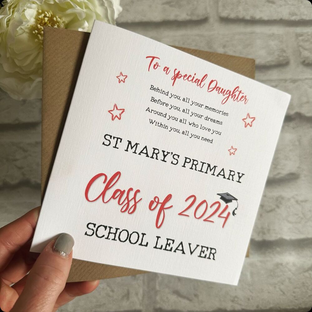 School Leaver Card - Class of 2024