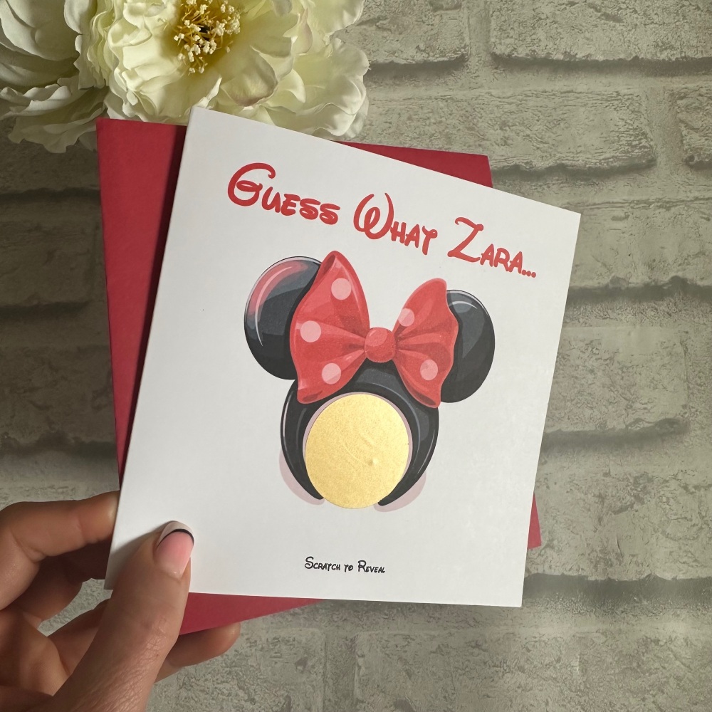 Scratch Card - Disney Reveal Ears