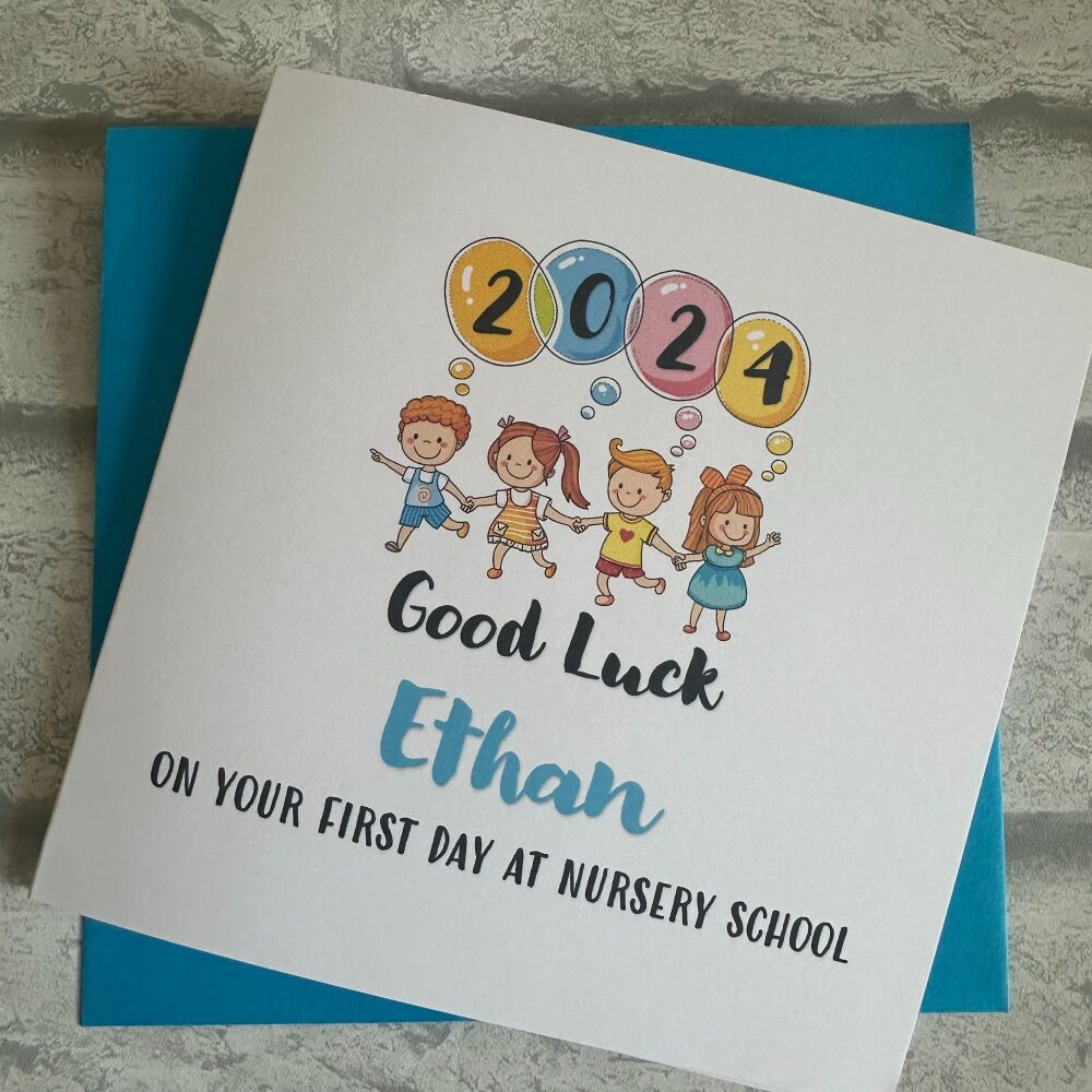 Starting Nursery School Card / Pre school