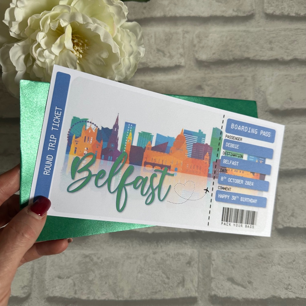 Boarding Pass - Belfast, Northern Ireland