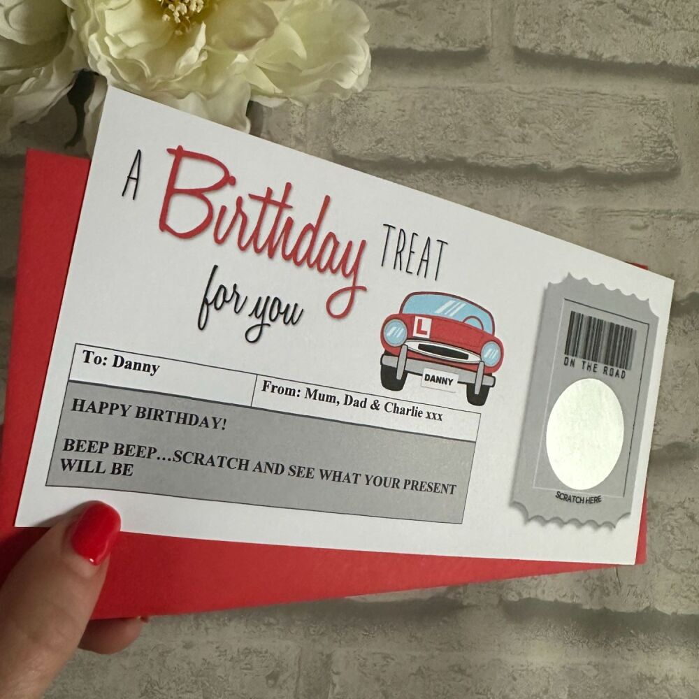 Driving Lessons Surprise Voucher