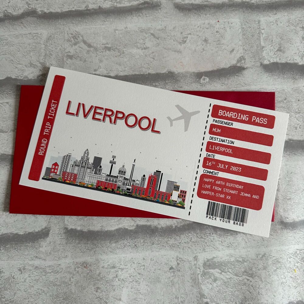 Boarding Pass - Liverpool