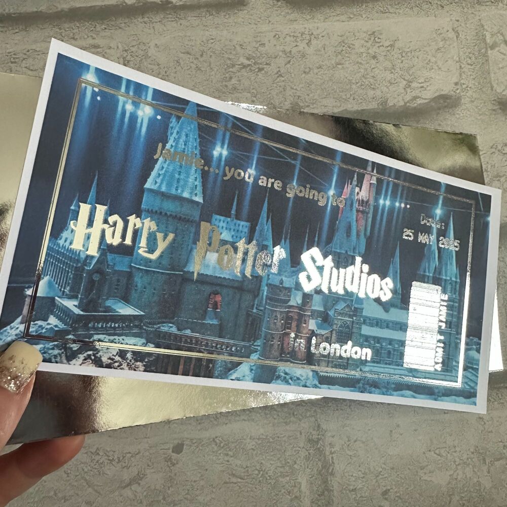 Foiled Event Ticket - Harry Potter Studios