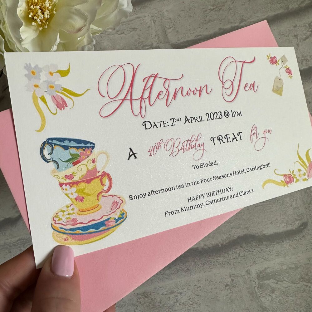 Afternoon Tea Scratch Surprise Voucher