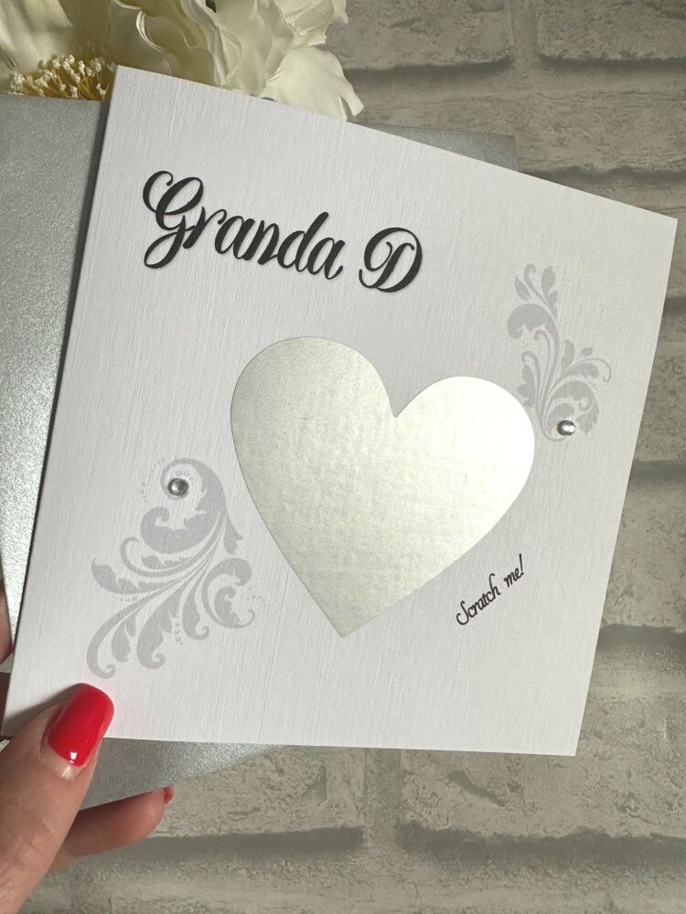 Will you be my Sponsor Scratch Card