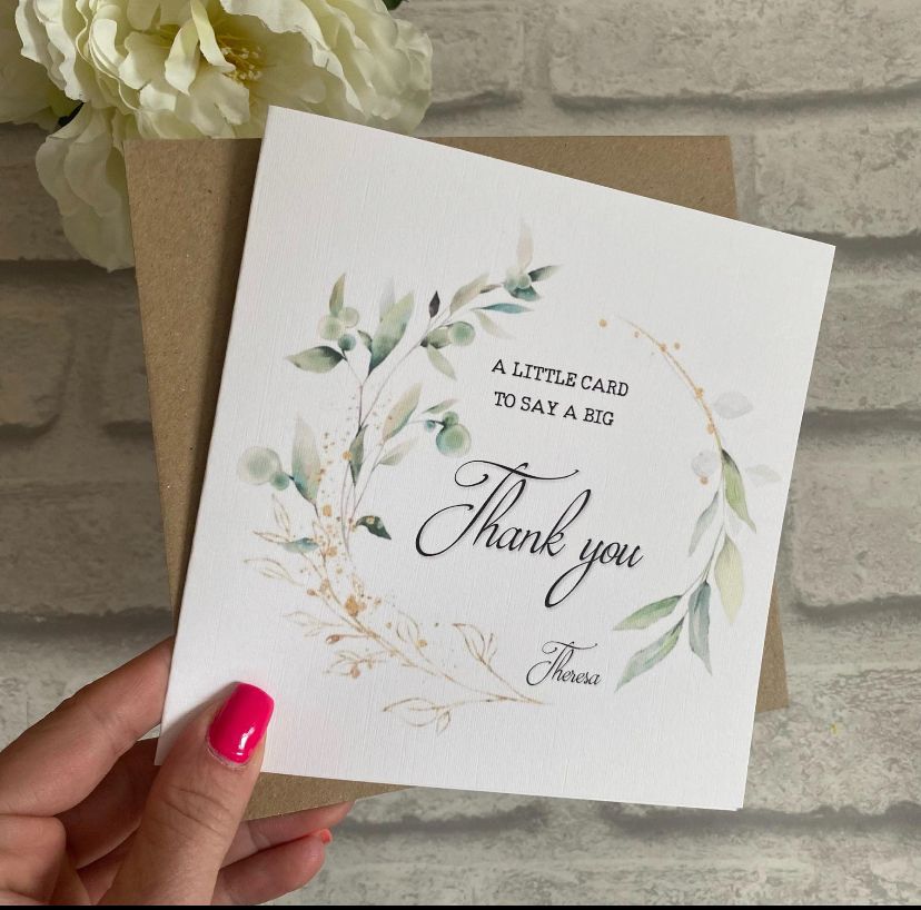 A little card to say a big Thank you
