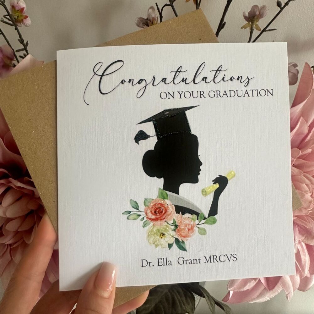 Graduation Congratulations card - female