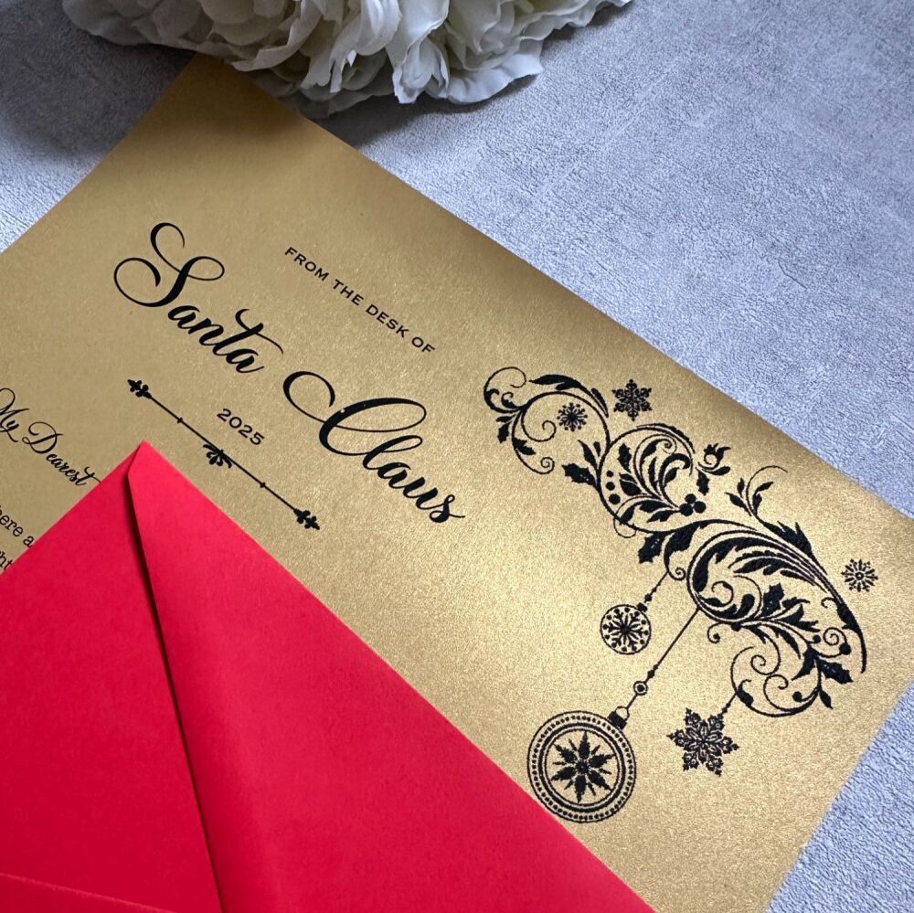 Gold Letter from Santa