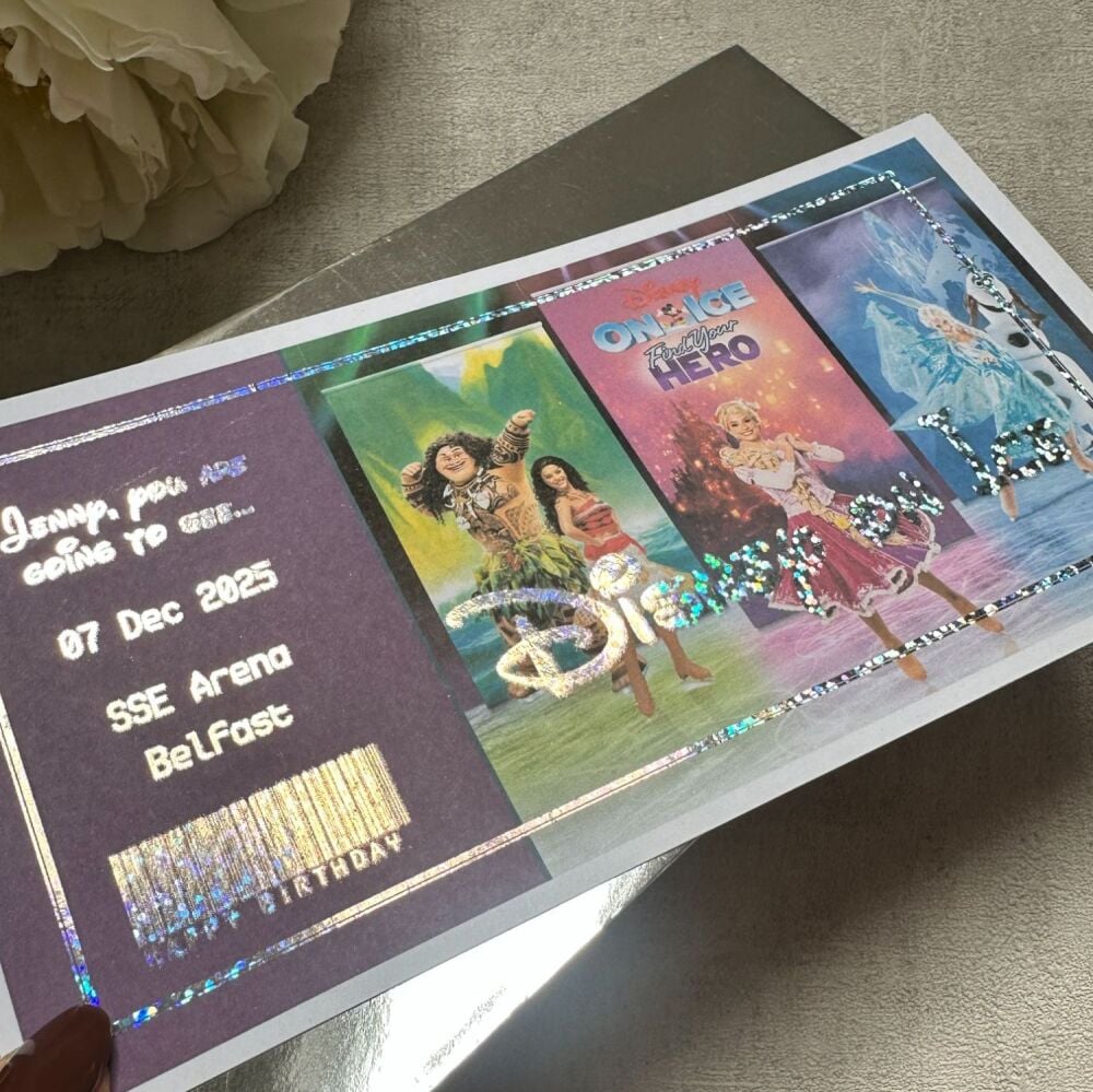 Foiled Event Ticket - Disney on Ice