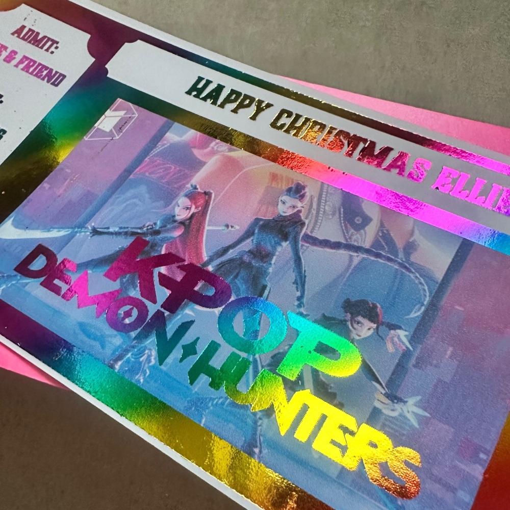 Foiled event ticket - KPop Demon Hunters