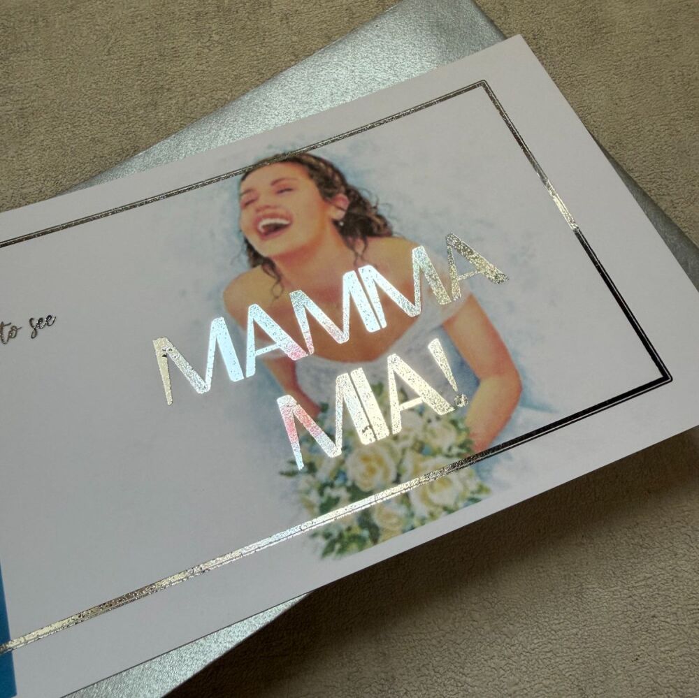 Foiled Event Ticket - concert, panto, musical